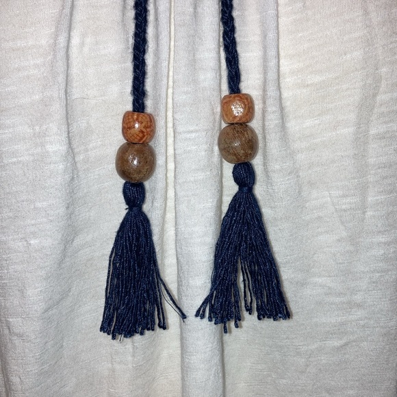 Women’s boho LUCKY BRAND 🍀 Ruthie Embroidered Top ~ size Large - Picture 8 of 9